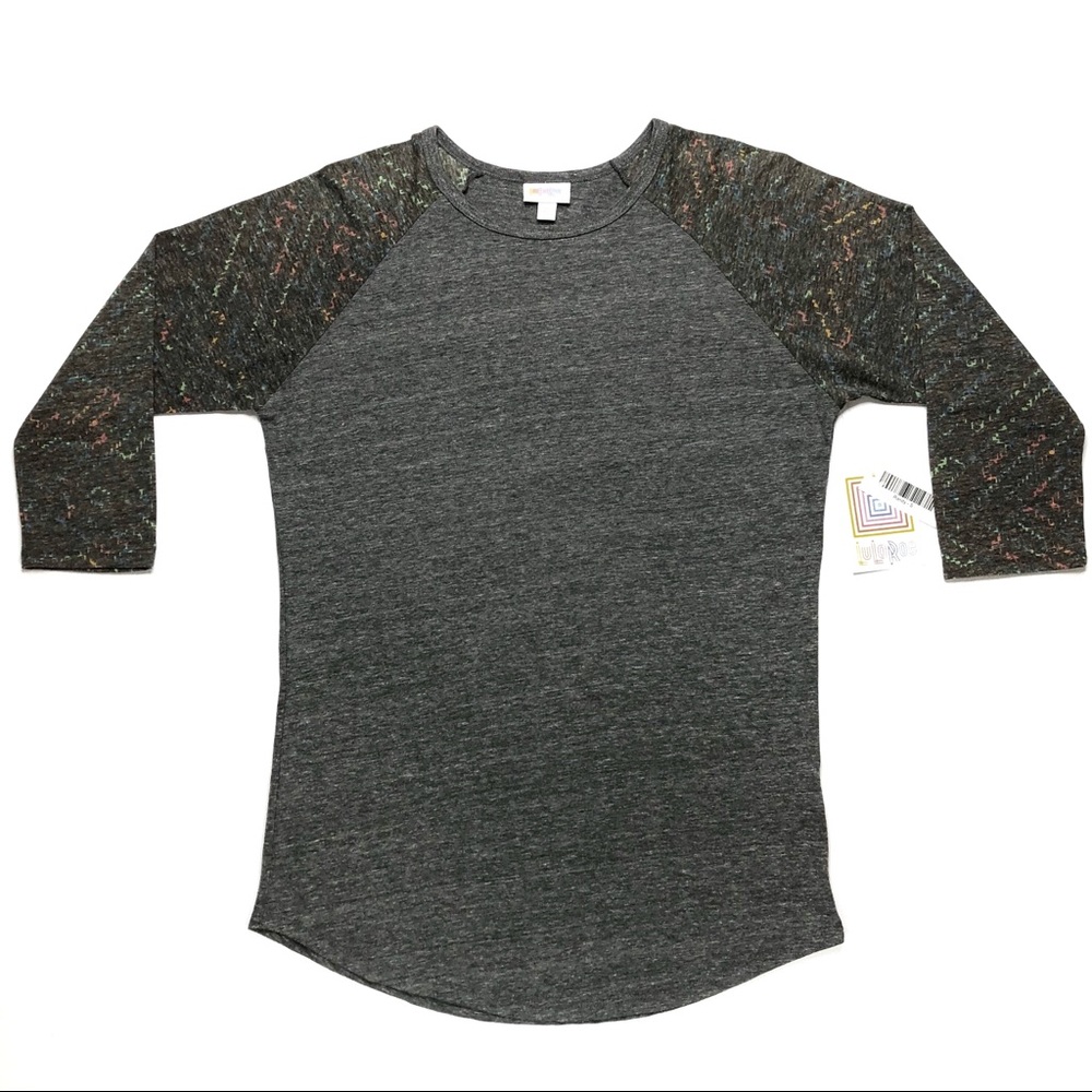 LuLaRoe Randy Raglan T-shirt - Picture 2 of 7